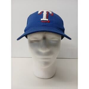 OC Sports (Youth) Blue MLB Texas Rangers Vel-Cro Cap